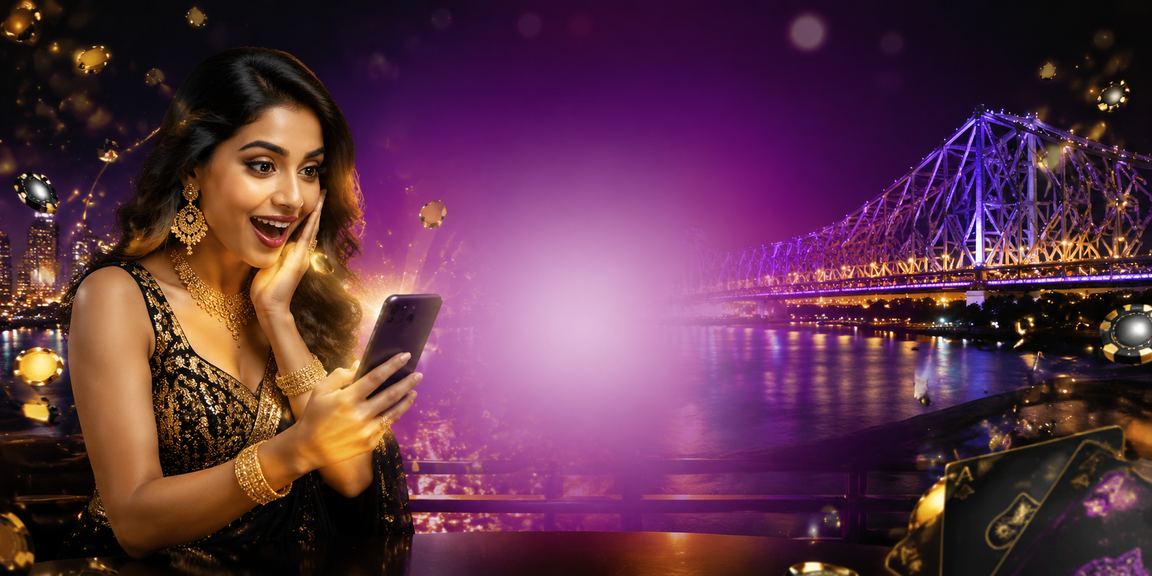 Happy young Indian couple enjoying responsible gaming lifestyle