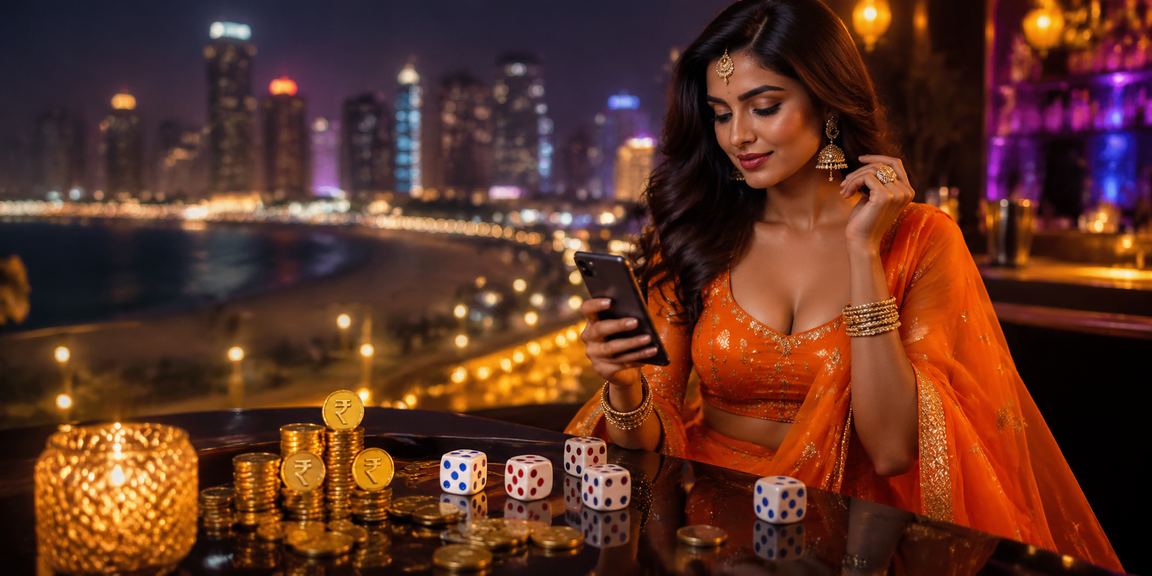 Mumbai user enjoying VIP mobile casino experience